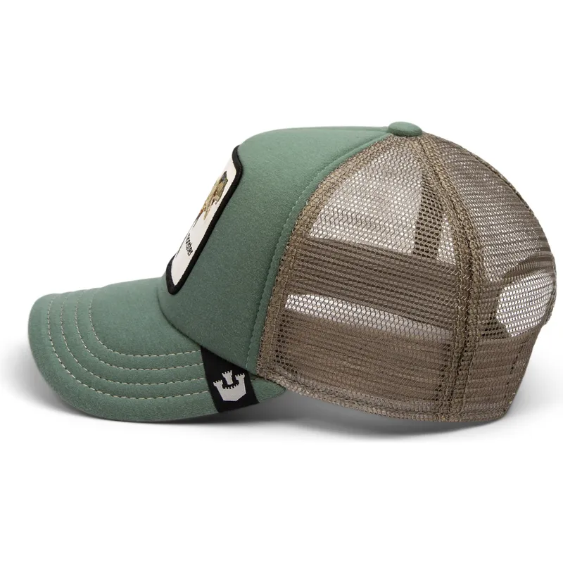 cepice-zaoblena-zelena-snapback-pro-deti-monster-little-tyrant-extinct-the-farm-goorin-bros