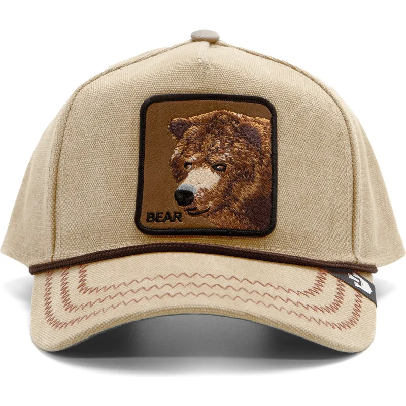 cepice-zaoblena-hneda-snapback-bear-bare-duck-canvas-the-farm-goorin-bros