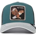 cepice-zaoblena-zelena-snapback-fly-high-eagle-fan-the-farm-goorin-bros