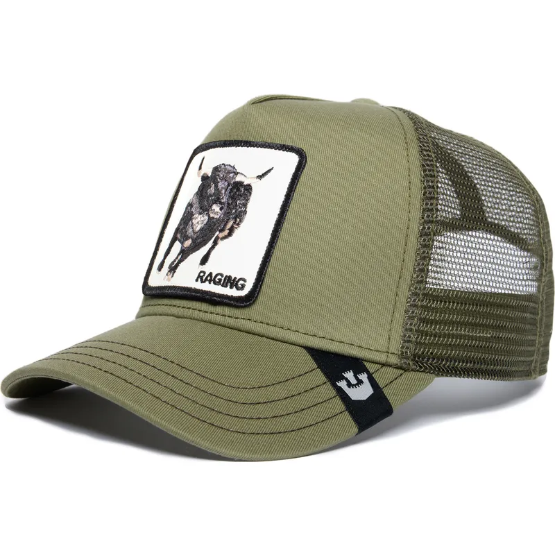cepice-zaoblena-zelena-snapback-raging-road-rage-truckin-the-farm-goorin-bros