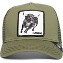 cepice-zaoblena-zelena-snapback-raging-road-rage-truckin-the-farm-goorin-bros