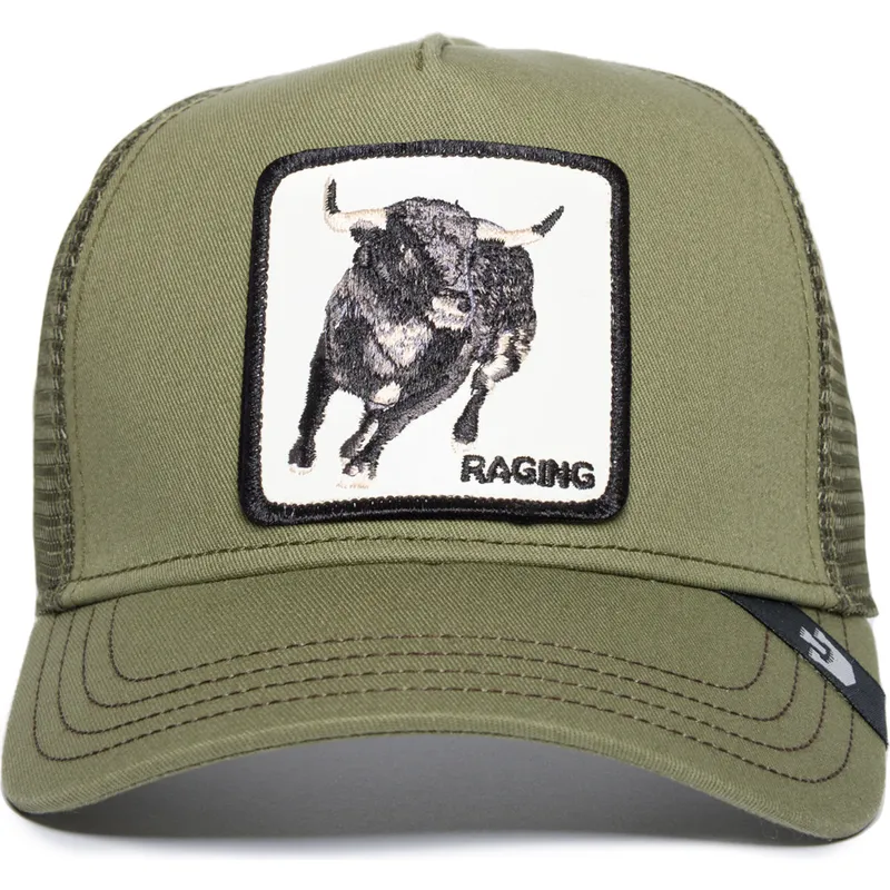 cepice-zaoblena-zelena-snapback-raging-road-rage-truckin-the-farm-goorin-bros
