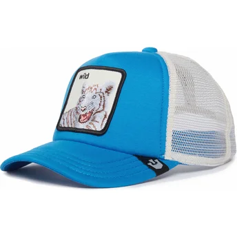 trucker-cap-blau-und-weiss-fur-jungen-tiger-wild-stripes-the-farm-von-goorin-bros
