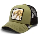 cepice-zaoblena-zelena-snapback-pro-deti-sable-fierce-cat-teefs-extinct-the-farm-goorin-bros