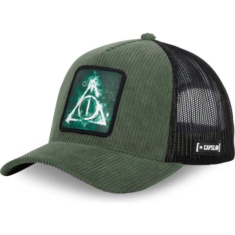 cepice-zaoblena-zelena-snapback-relikvie-smrti-harry-potter-capslab