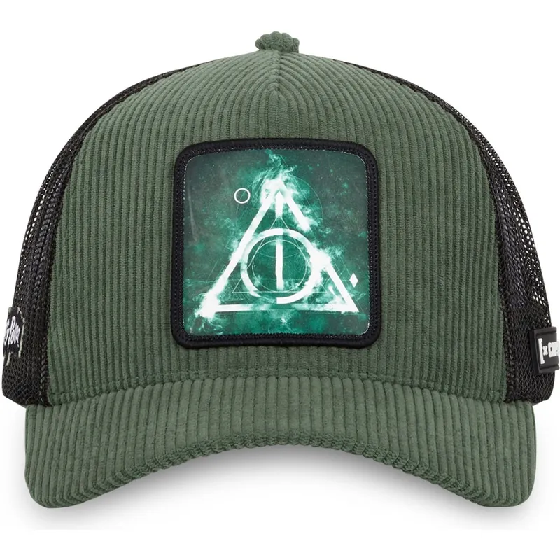 cepice-zaoblena-zelena-snapback-relikvie-smrti-harry-potter-capslab