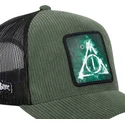 cepice-zaoblena-zelena-snapback-relikvie-smrti-harry-potter-capslab