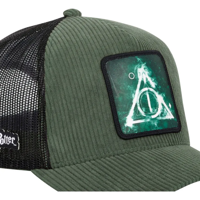 cepice-zaoblena-zelena-snapback-relikvie-smrti-harry-potter-capslab