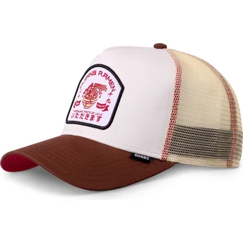Čepice zaoblená hnědá snapback HFT Food Djinns