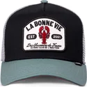schwarze-graue-und-grune-trucker-kappe-la-bonne-vie-hft-von-djinns