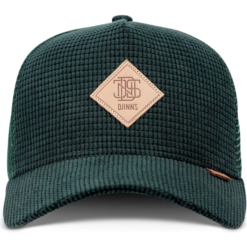 grune-trucker-kappe-hft-waffle-cord-von-djinns
