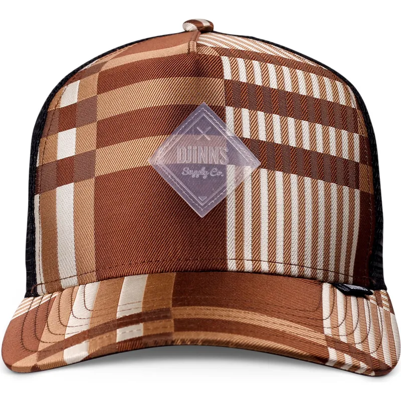cepice-zaoblena-hneda-snapback-hft-shiny-check-djinns