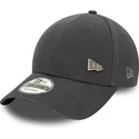 grau-gebogener-verstellbarer-9forty-pin-cap-von-new-era