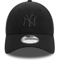 new-york-yankees-mlb-9forty-check-infill-justerbar-svart-bojd-keps-fran-new-era