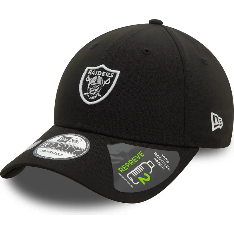 cepice-zaoblena-cerna-nastavitelny-9forty-repreve-mini-las-vegas-raiders-nfl-new-era