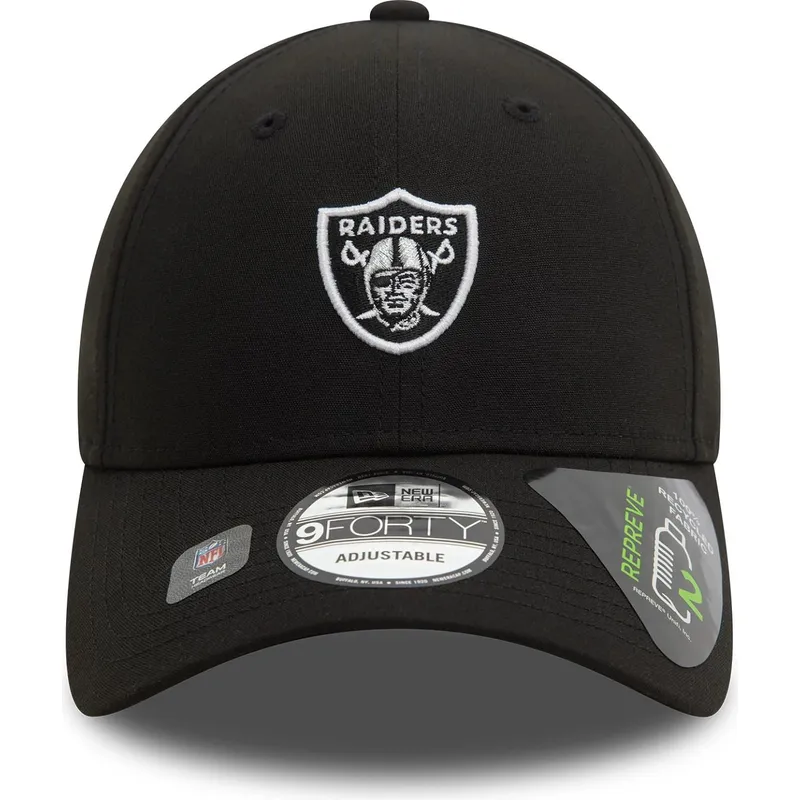 cepice-zaoblena-cerna-nastavitelny-9forty-repreve-mini-las-vegas-raiders-nfl-new-era