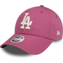cepice-zaoblena-ruzova-nastavitelny-9forty-league-essential-los-angeles-dodgers-mlb-new-era