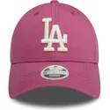 cepice-zaoblena-ruzova-nastavitelny-9forty-league-essential-los-angeles-dodgers-mlb-new-era