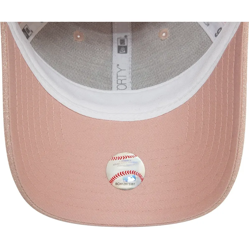 justerbar-rosa-bojd-keps-for-dam-9forty-glitter-fran-new-york-yankees-mlb-av-new-era