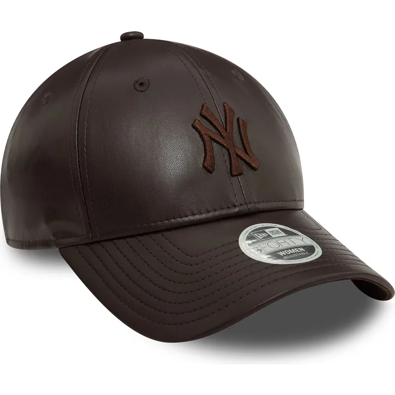 cepice-zaoblena-hneda-nastavitelny-9forty-midi-pu-new-york-yankees-mlb-new-era