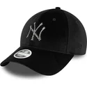 cepice-zaoblena-cerna-nastavitelny-9forty-velour-diamante-new-york-yankees-mlb-new-era