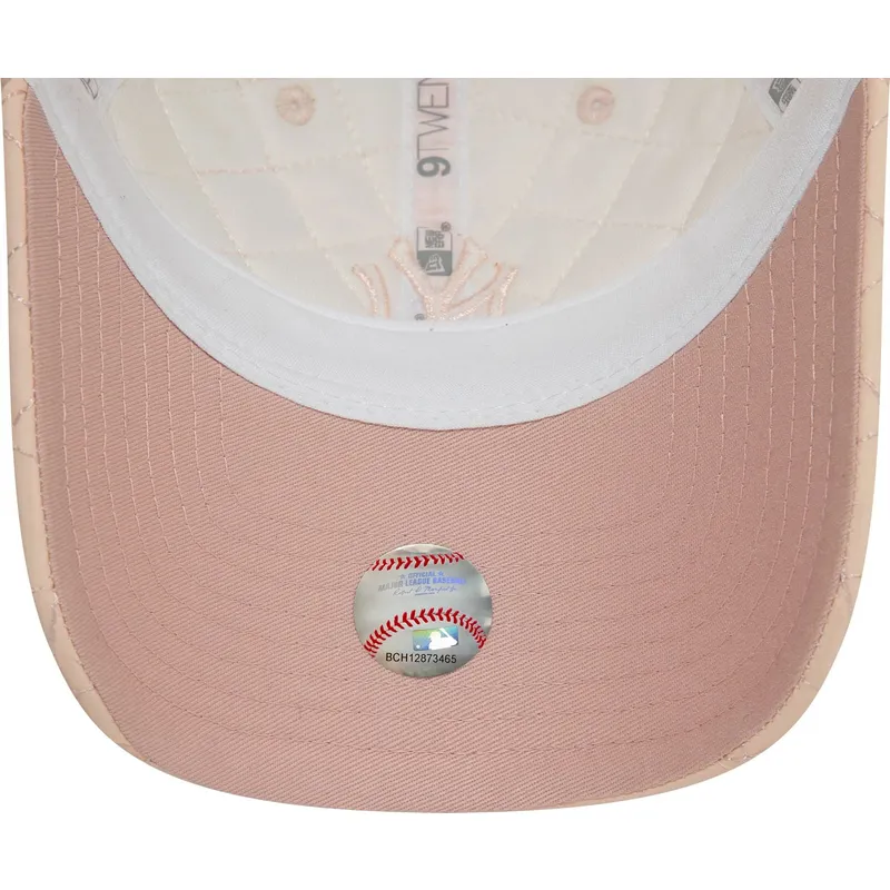 cap-zaoblena-pink-adjustable-strap-9twenty-padded-new-york-yankees-mlb-new-era cap-zaoblena-pink-adjustable-strap-9twenty-padded-new-york-yankees-mlb-new-era