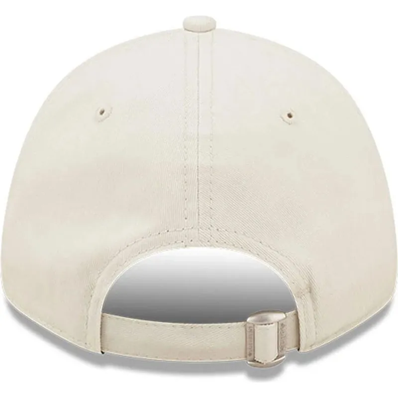 gorra-curva-beige-ajustable-9forty-league-essential-de-los-angeles-dodgers-mlb-de-new-era