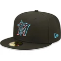 cepice-rovna-cerna-prilehava-59fifty-ac-perf-miami-marlins-mlb-new-era