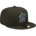 cepice-rovna-cerna-prilehava-59fifty-ac-perf-miami-marlins-mlb-new-era