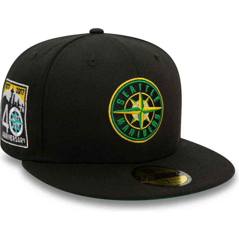 schwarze-59fifty-fitted-cap-seattle-mariners-mlb-von-new-era