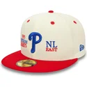 beige-rote-59fifty-fitted-cap-93-division-der-philadelphia-phillies-mlb-von-new-era
