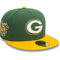 grune-und-gelbe-59fifty-fitted-cap-mit-flachem-schirm-und-pin-set-der-green-bay-packers-nfl-von-new-era
