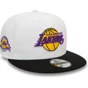 cepice-rovna-cerna-snapback-9fifty-white-crown-patch-los-angeles-lakers-nba-new-era