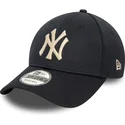 new-era-new-york-yankees-mlb-9forty-pivot-knit-verstellbare-marineblaue-kappe