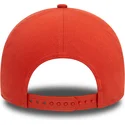 new-era-new-york-yankees-mlb-9forty-e-frame-league-essential-snapback-kappe-mit-gebogenem-schirm-in-orange-und-beigem-logo