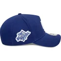 los-angeles-dodgers-mlb-9forty-e-frame-patch-blaue-snapback-kappe-mit-gebogenem-schirm-von-new-era