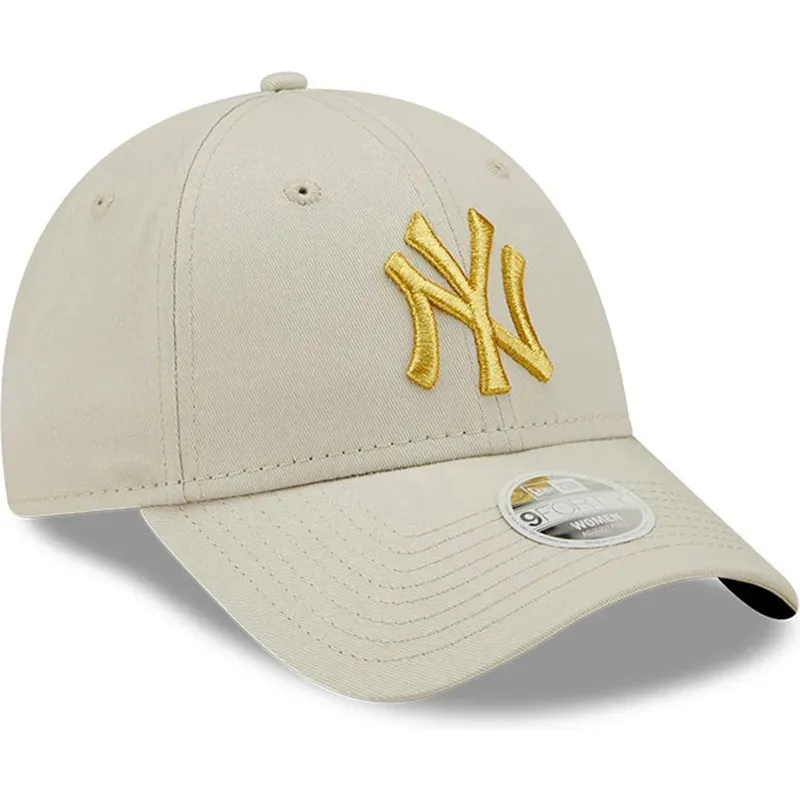 cepice-zaoblena-bezova-nastavitelny-pasek-dorado-9forty-metallic-new-york-yankees-mlb-new-era