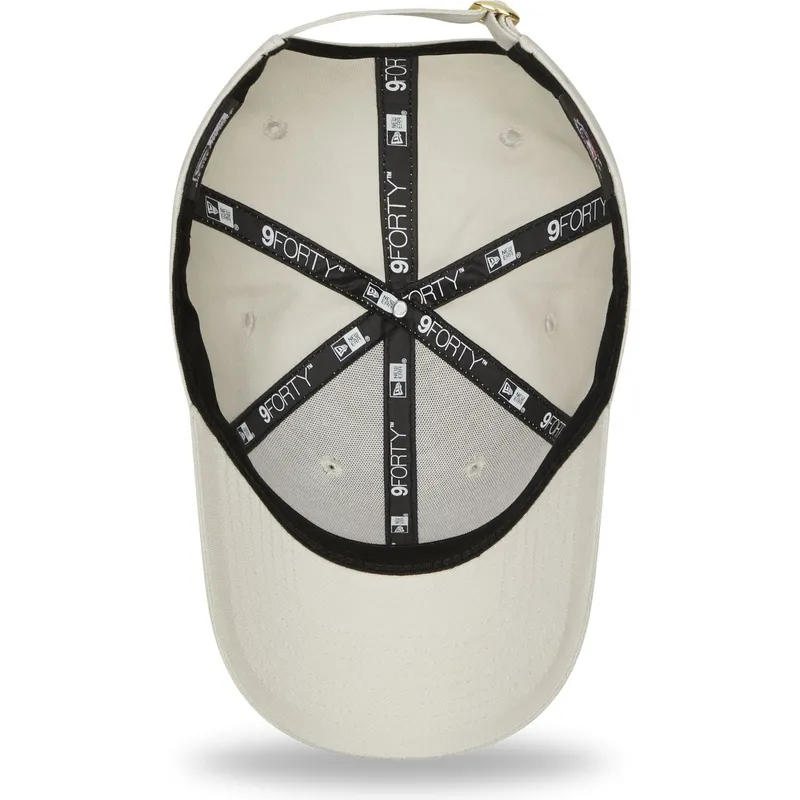 cepice-zaoblena-bezova-nastavitelny-pasek-dorado-9forty-metallic-new-york-yankees-mlb-new-era