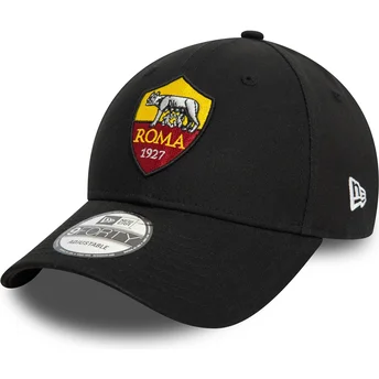 Čepice zaoblená černá nastavitelný pásek 9FORTY Core Associazione Sportiva Roma Serie A New Era