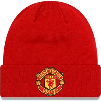 Čepice červená Core Cuff Manchester United Football Club Premier League New Era