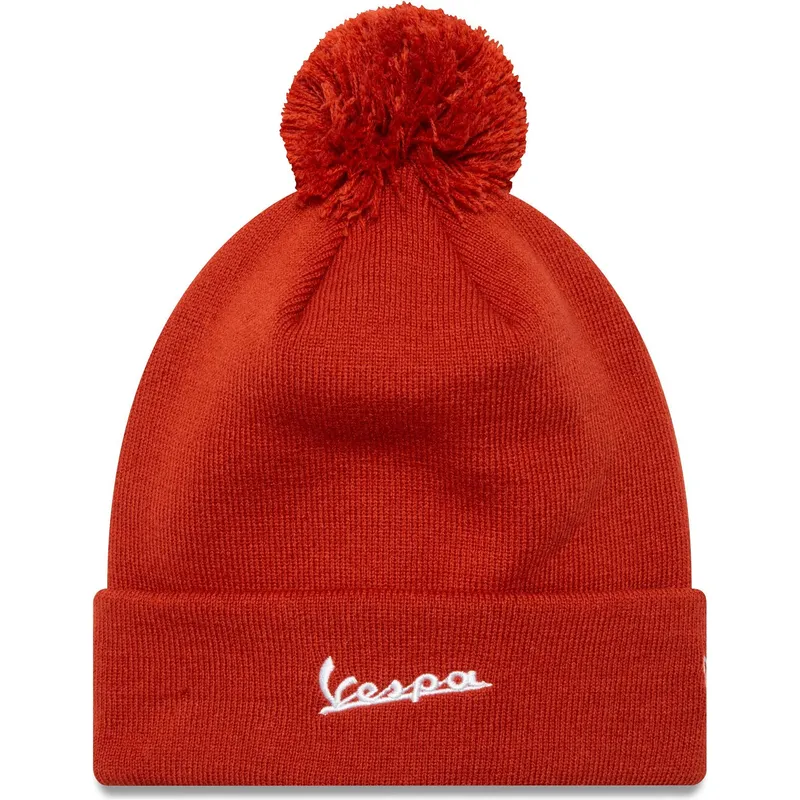 cepice-pompon-oranzova-seasonal-cuff-vespa-piaggio-new-era cepice-pompon-oranzova-seasonal-cuff-vespa-piaggio-new-era