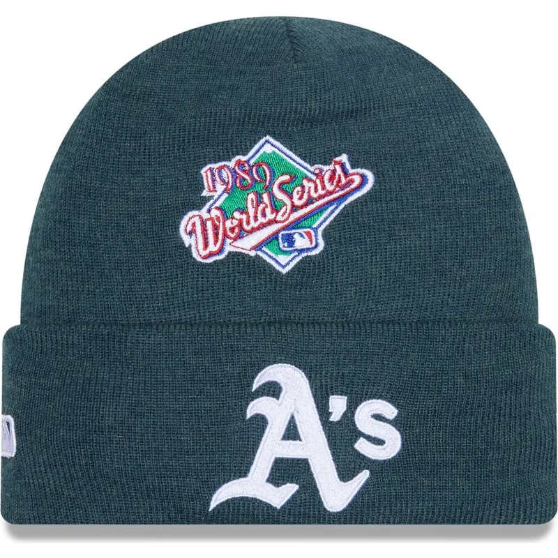 cepice-zelena-world-series-balaclava-oakland-athletics-mlb-new-era