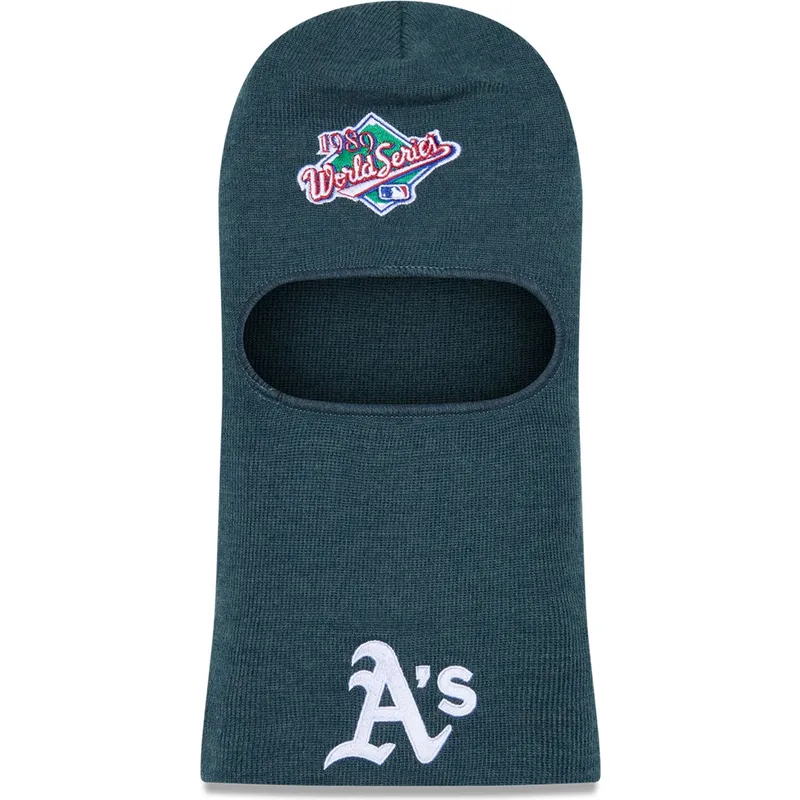 cepice-zelena-world-series-balaclava-oakland-athletics-mlb-new-era