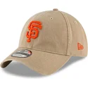 bojd-beige-justerbar-keps-9twenty-core-classic-fran-san-francisco-giants-mlb-av-new-era