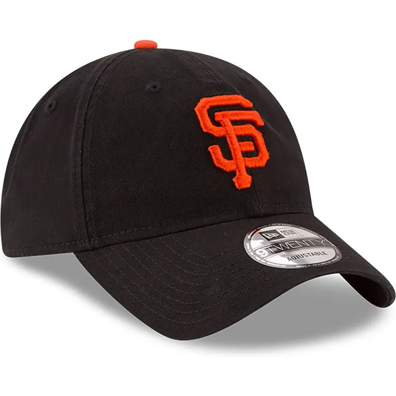 schwarze-verstellbare-gebogene-kappe-9twenty-core-classic-der-san-francisco-giants-mlb-von-new-era