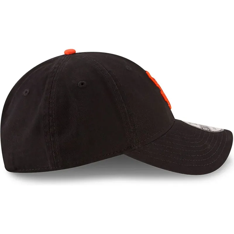 schwarze-verstellbare-gebogene-kappe-9twenty-core-classic-der-san-francisco-giants-mlb-von-new-era