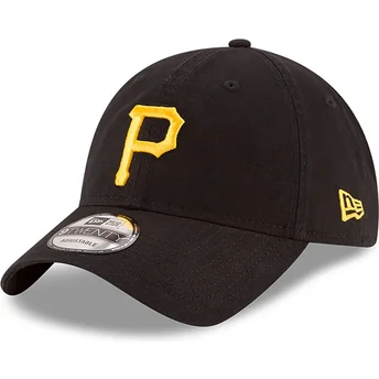 Svart böjd justerbar keps 9TWENTY Core Classic från Pittsburgh Pirates MLB av New Era