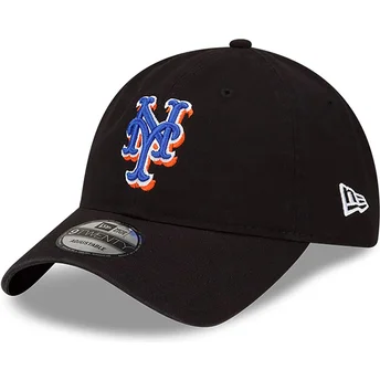 Čepice zaoblená černá nastavitelný 9TWENTY Core Classic New York Mets MLB New Era