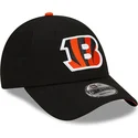 svart-justerbar-kurvad-keps-9forty-the-league-fran-cincinnati-bengals-nfl-av-new-era