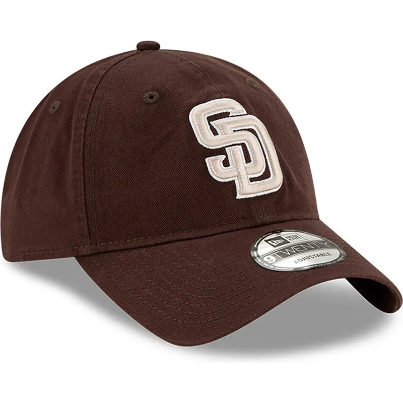 brun-bojd-justerbar-keps-9twenty-core-classic-fran-san-diego-padres-mlb-av-new-era